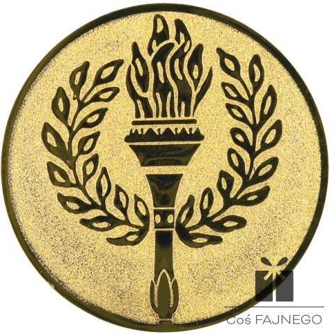 Emblemat samoprzylepny / Uniwersalny / Złoty / 25 mm