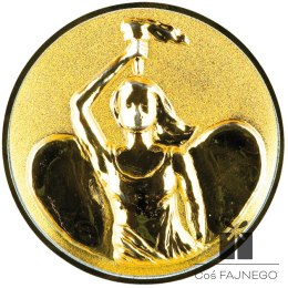 Emblemat samoprzylepny / Uniwersalny / Złoty / 25 mm