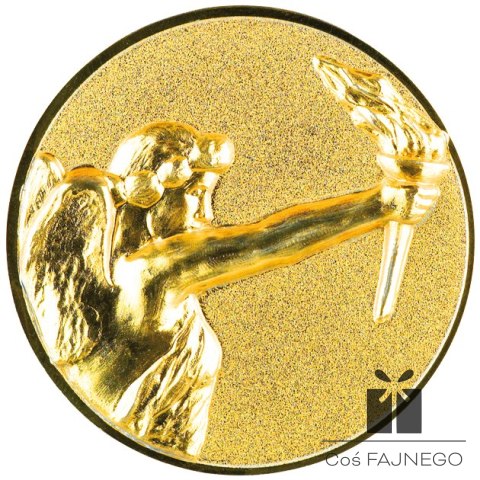 Emblemat samoprzylepny / Uniwersalny / Złoty / 25 mm