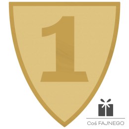 Emblemat samoprzylepny / Uniwersalny / Złoty / 40x45 mm