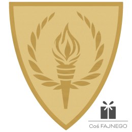 Emblemat samoprzylepny / Uniwersalny / Złoty / 40x45 mm