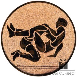 Emblemat samoprzylepny / Wrestling / Brązowy / 25 mm