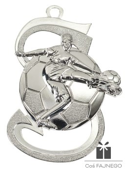 Medal / Piłka nożna mężczyźni / Srebrny / 59x40 mm