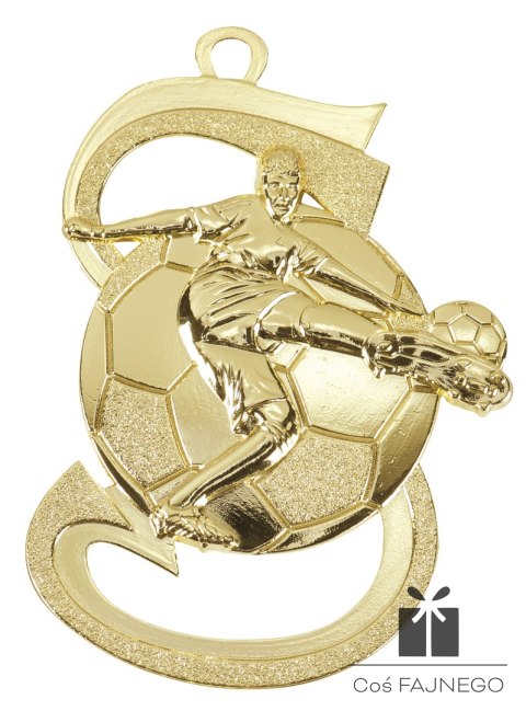 Medal / Piłka nożna mężczyźni / Złoty / 59x40 mm