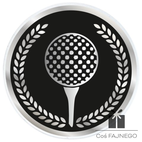 Statuetka / Golf / Srebrny / 70 mm