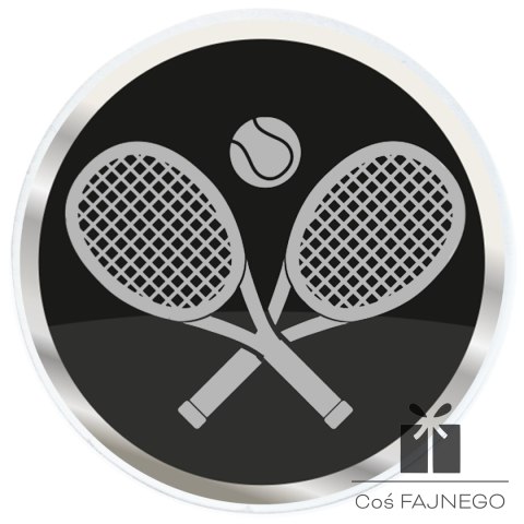 Statuetka / Tenis / Srebrny / 70 mm