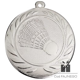 Medal / Badminton / Srebrny / 50 mm