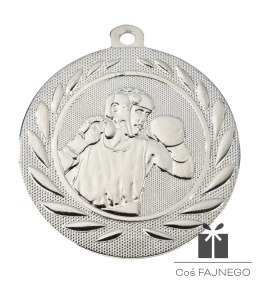Medal / Boks / Srebrny / 50 mm