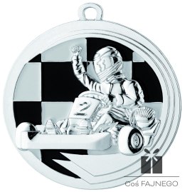 Medal / Karting / Srebrny / 50 mm