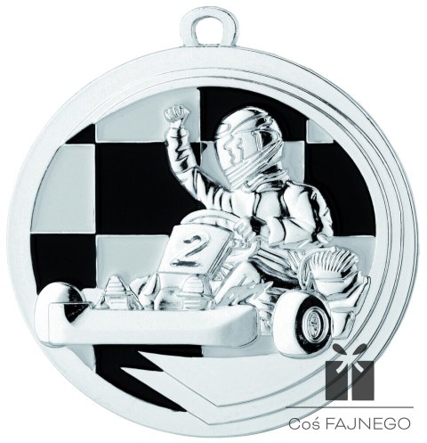 Medal / Karting / Srebrny / 50 mm