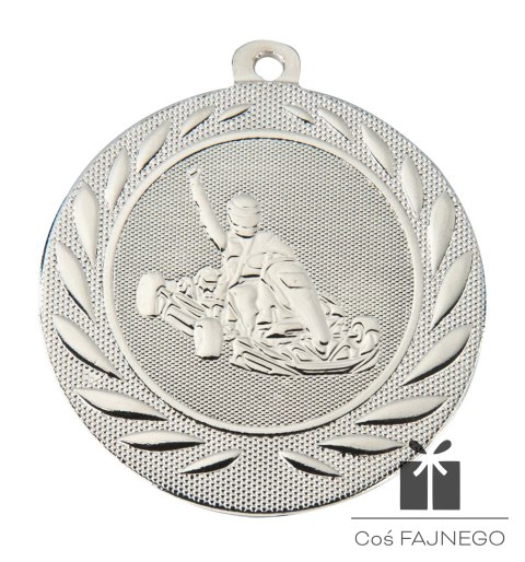 Medal / Karting / Srebrny / 50 mm