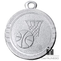 Medal / Koszykówka / Srebrny / 32 mm