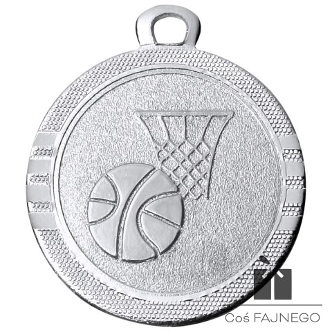 Medal / Koszykówka / Srebrny / 32 mm