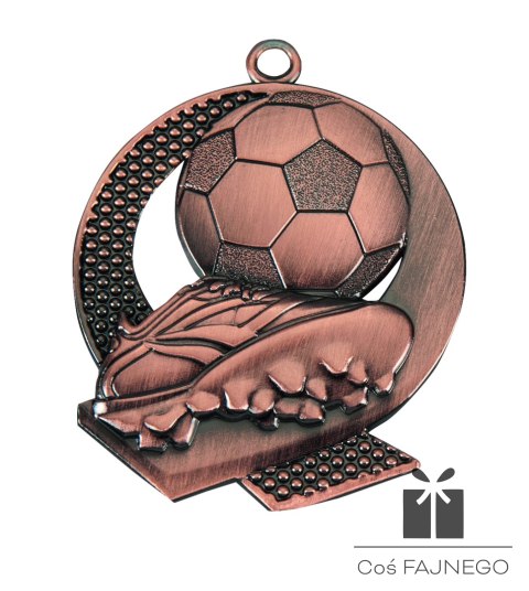 Medal / Piłka nożna / Brązowy / 43 mm