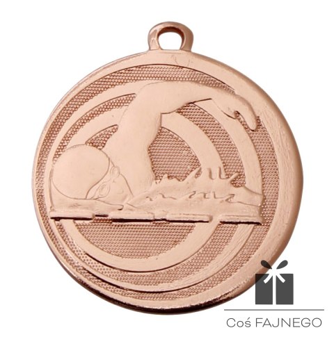 Medal / Pływanie / Brązowy / 45 mm