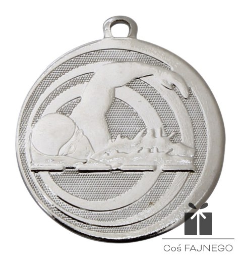 Medal / Pływanie / Srebrny / 45 mm