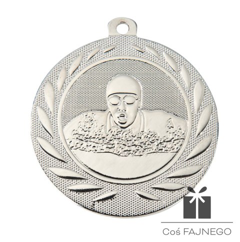 Medal / Pływanie / Srebrny / 50 mm