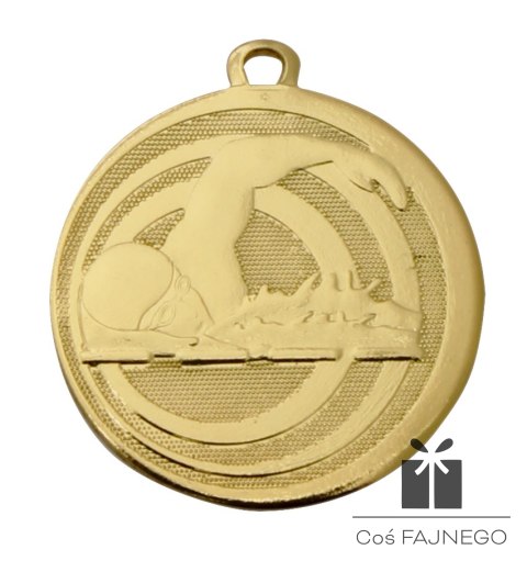 Medal / Pływanie / Złoty / 45 mm