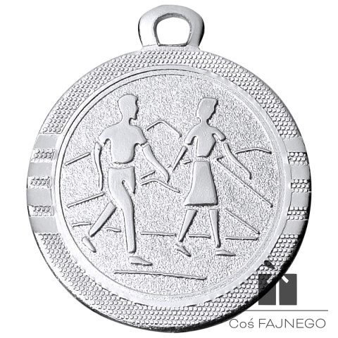 Medal / Spacer / Srebrny / 32 mm