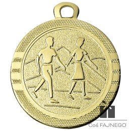 Medal / Spacer / Złoty / 32 mm