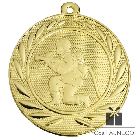 Medal / Strażactwo / Złoty / 50 mm