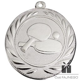 Medal / Tenis stołowy / Srebrny / 50 mm