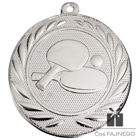 Medal / Tenis stołowy / Srebrny / 50 mm