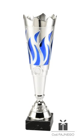 Puchar / Uniwersalny / Srebrny/Niebieski / 100x380 mm