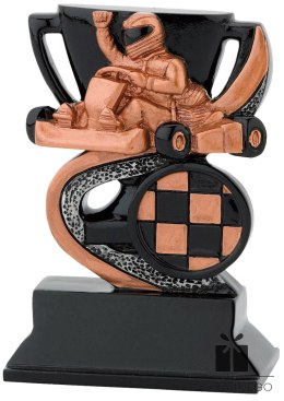 Statuetka / Karting / Złoty / 65x100 mm