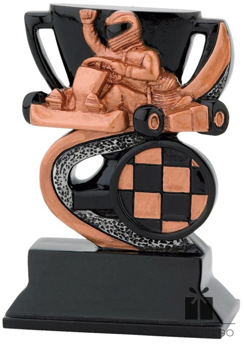 Statuetka / Karting / Złoty / 65x100 mm
