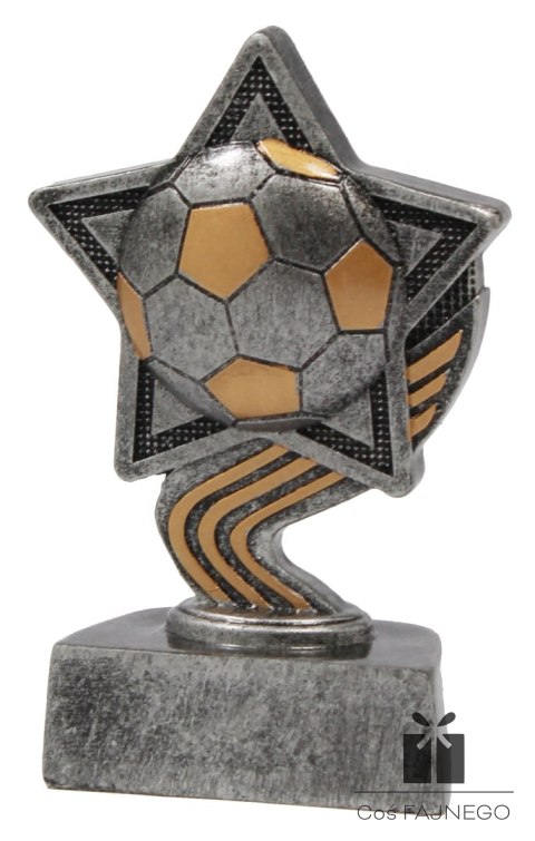 Statuetka / Piłka nożna / Srebrny/Złoty / 65x100 mm