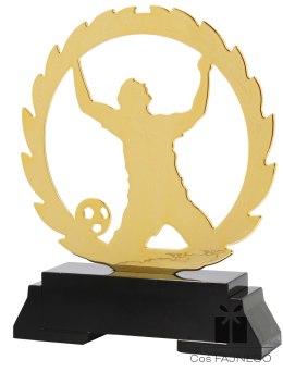 Statuetka / Piłka nożna mężczyźni / Złoty / 150x185 mm