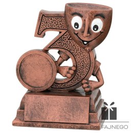 Statuetka / Uniwersalny / Brązowy / 85x95 mm