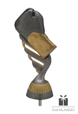 Figurka / Boks / Srebrny/Złoty / 65x130 mm