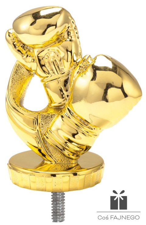 Figurka / Boks / Złoty / 60x80 mm