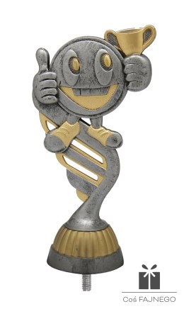 Figurka / Dziecięce / Srebrny/Złoty / 65x130 mm