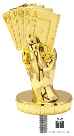 Figurka / Karty / Złoty / 50x80 mm