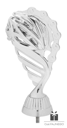 Figurka / Kolarstwo / Srebrny / 70x130 mm