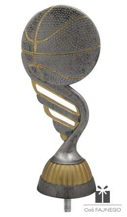 Figurka / Koszykówka / Srebrny/Złoty / 55x130 mm