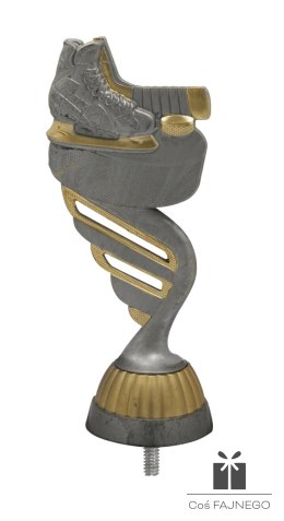Figurka / Łyżwiarstwo / Srebrny/Złoty / 55x130 mm