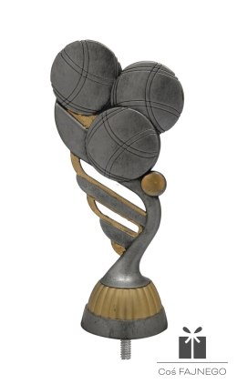Figurka / Petanque / Srebrny/Złoty / 60x130 mm