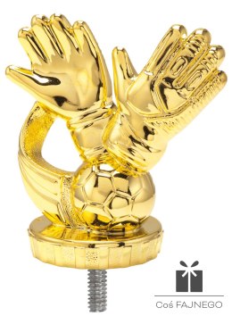 Figurka / Piłka nożna / Złoty / 70x75 mm