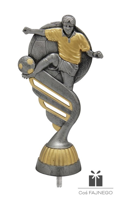 Figurka / Piłka nożna mężczyźni / Srebrny/Złoty / 70x130 mm
