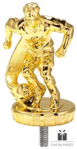 Figurka / Piłka nożna mężczyźni / Złoty / 55x80 mm