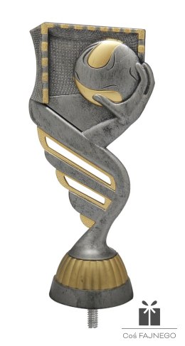 Figurka / Piłka ręczna / Srebrny/Złoty / 60x130 mm