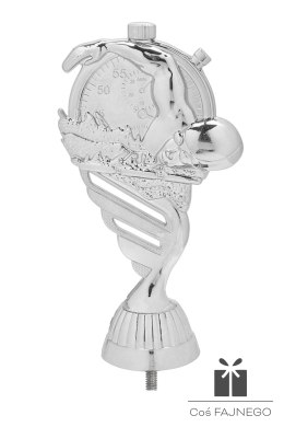 Figurka / Pływanie / Srebrny / 75x130 mm