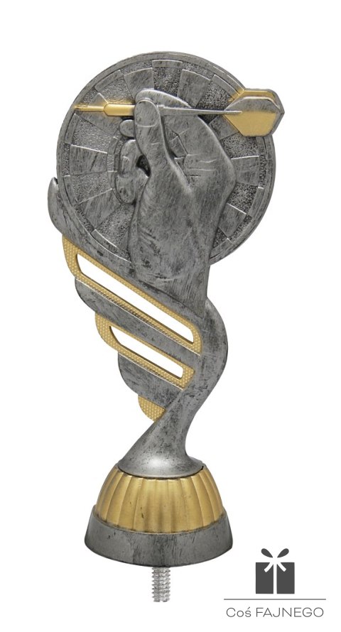 Figurka / Rzutki / Srebrny/Złoty / 60x130 mm