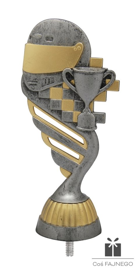 Figurka / Samochodowe / Srebrny/Złoty / 60x130 mm