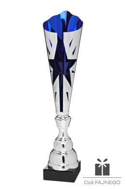 Puchar / Uniwersalny / Srebrny/Niebieski / 105x445 mm