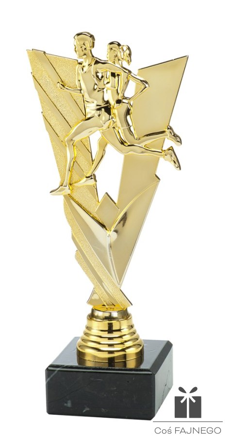 Statuetka / Bieganie / Złoty / 210 mm